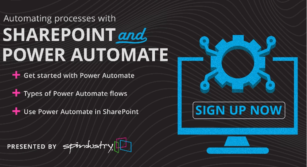 Thumbnail image for Automating Processes with SharePoint and Power Automate webinar