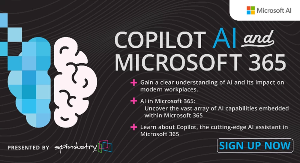 Thumbnail image for Copilot AI and Microsoft 365 webinar