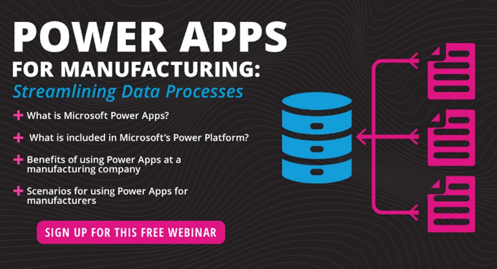 Thumbnail image for Power Apps for Manufacturing: Streamlining Data Processes webinar